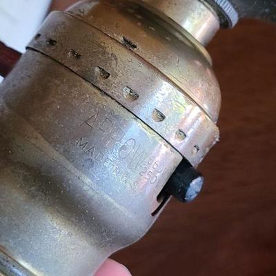 K23: Antique Porcelain/Wood Painted Lamps