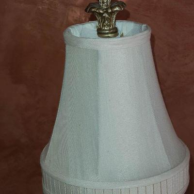 K23: Antique Porcelain/Wood Painted Lamps