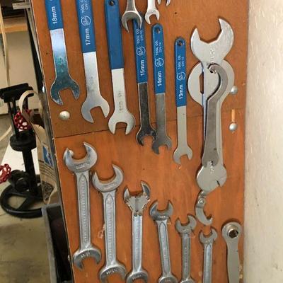Assorted Bike Tools incl Wrenches T-Handles and More