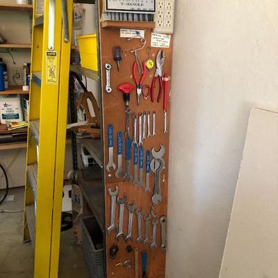 Assorted Bike Tools incl Wrenches T-Handles and More