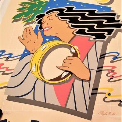 Lot #123  JAZZ FEST 1983  Poster - Unframed - numbered, not signed