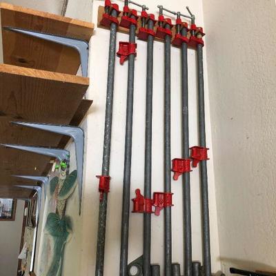 Lot of 8 Clamp Tools