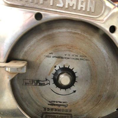 Craftsman Industrial Rated 6.5 Inch Electric Hand Saw in Original Case