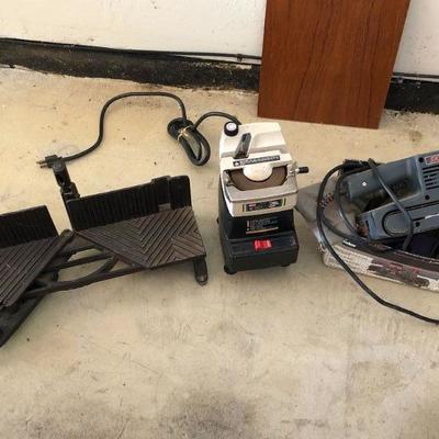Lot of Tools incl WEN Wet Stone Machine and Skil Belt Sander