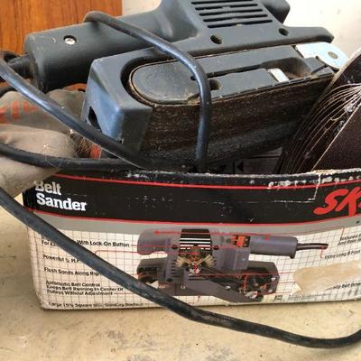 Lot of Tools incl WEN Wet Stone Machine and Skil Belt Sander