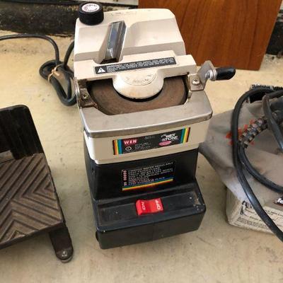 Lot of Tools incl WEN Wet Stone Machine and Skil Belt Sander