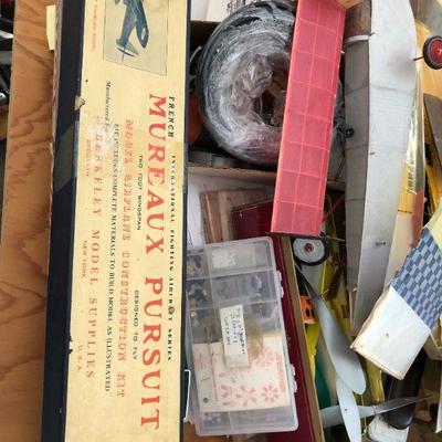 Massive Lot of Toy and Model Airplane Sets/Kits Plans Tools Motors and More!