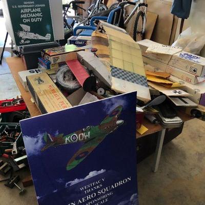 Massive Lot of Toy and Model Airplane Sets/Kits Plans Tools Motors and More!