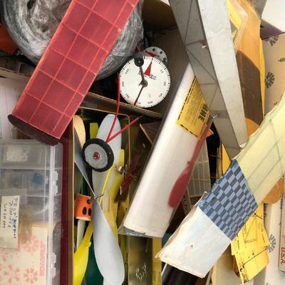 Massive Lot of Toy and Model Airplane Sets/Kits Plans Tools Motors and More!