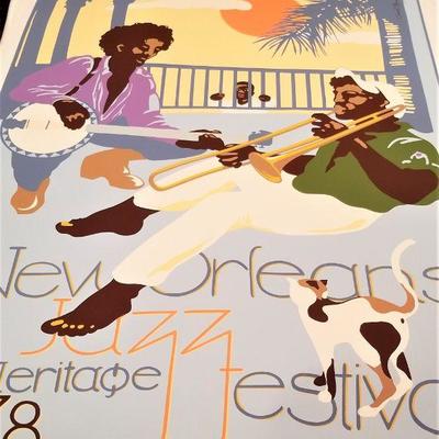 Lot #125  JAZZ FEST 1978 Poster - unframed