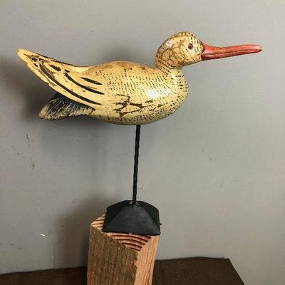 #15 Wooden Shore Bird 