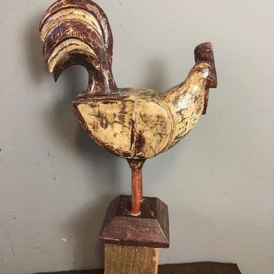 #19 Carved Rooster 