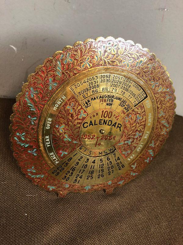 58 BRASS 100 Year Calendar