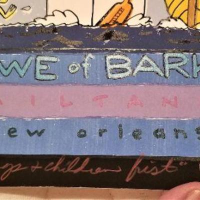 Lot #127  1st Krewe of Barkus Poster - 1998 TailTanic - signed/numbered