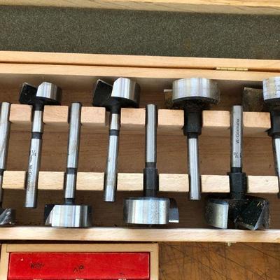 Lot of Quality Forstner Bits by Trendlines Inc and AMT