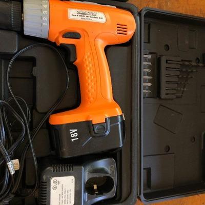 Lot of Chicago Electric Power Tools incl Cordless Drill and Rotary Tool