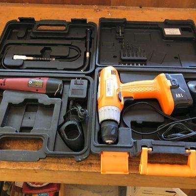 Lot of Chicago Electric Power Tools incl Cordless Drill and Rotary Tool