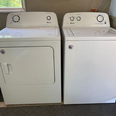 LOT 100 AMANA WASHER AND ELECTRICP DRYER NOW $200 !!
