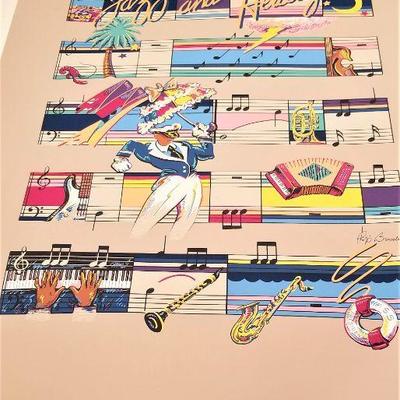 Lot #133 JAZZ FEST unframed poster - 1984