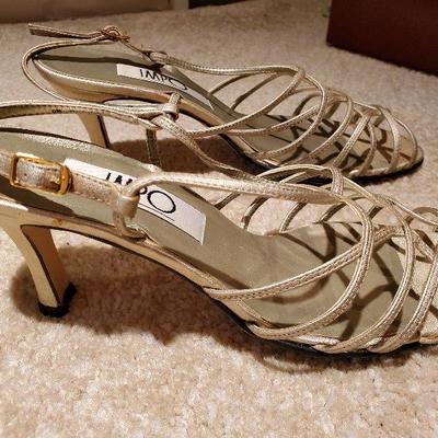 MB-228: two pair slingbacks one patent leather open toe and one sandals