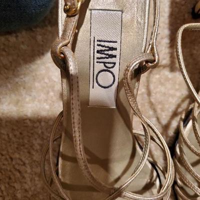 MB-228: two pair slingbacks one patent leather open toe and one sandals