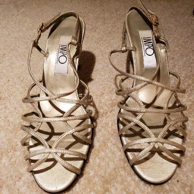 MB-228: two pair slingbacks one patent leather open toe and one sandals