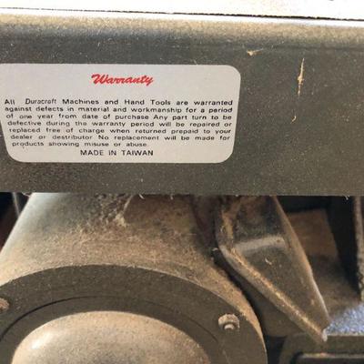 Duracraft Belt Disc Sander on Custom Built Stand with Wheels