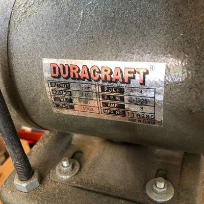 Duracraft Belt Disc Sander on Custom Built Stand with Wheels
