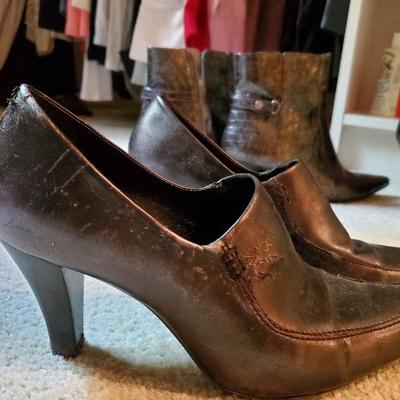 MB-239:two pair ankle boots and two pair shoes size 8 and 8 1/2