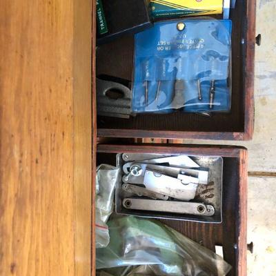 Rolling Tool Shelf Including Tools