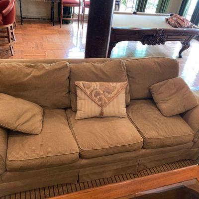 Lot L12: Greenbaum Interiors Luxury DOWN Sofa