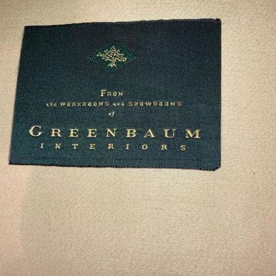 Lot L12: Greenbaum Interiors Luxury DOWN Sofa
