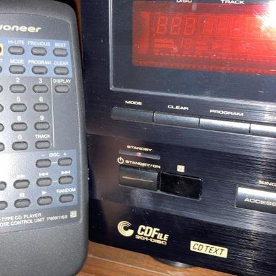 Lot L32: Pioneer 300 CD Player / Changer with CDs already in it!