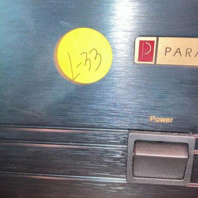 Lot L33: Parasound Amplifier 
