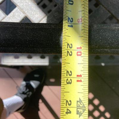 Lot 0utside1: Iron Serving Cart with 2 removable lift out trays