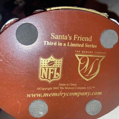 Lot B44: New York Giants Santa and Christmas Bells