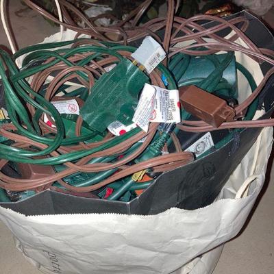 Lot 54: Christmas Wiring, Lights, etc. 