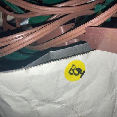Lot 54: Christmas Wiring, Lights, etc. 
