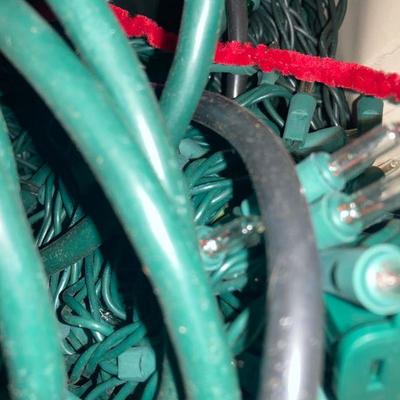 Lot 54: Christmas Wiring, Lights, etc. 