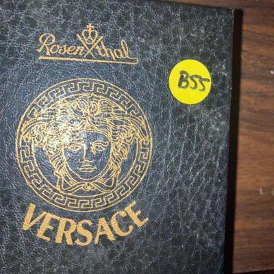 Lot B55: Medusa Rosenthal Versace Crystal Glass Paperweight in Orig. Box.