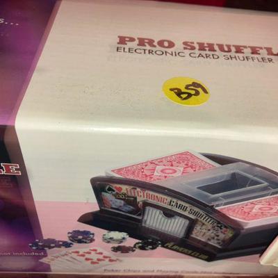 Lot B59: Card Shuffler and Smokeless Cigar Ashtray