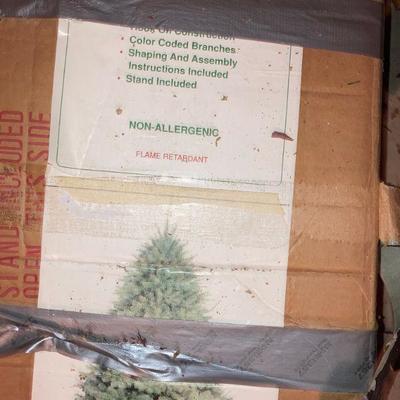 Lot B67: 7' Christmas Tree with stand