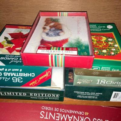 Lot B70: boxes of holiday greeting cards