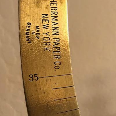 Antique Herrmann Paper Company New York Paper Scale
