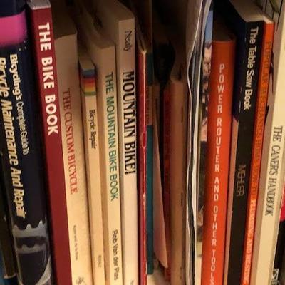 Bookshelf Including Model Airplane Books