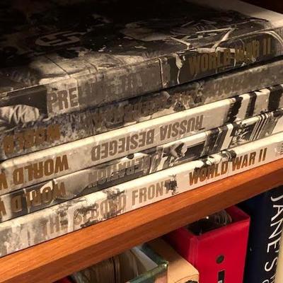 Tall Bookshelf with Civil War and Other Airplane Books