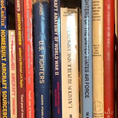 Tall Bookshelf with Vintage Model Plane Magazines 