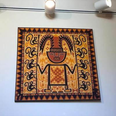 Colorful Tribal Art from Lima Peru
