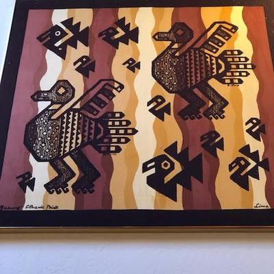 Colorful Art from Silvania Prints Lima Peru