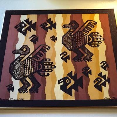 Colorful Art from Silvania Prints Lima Peru